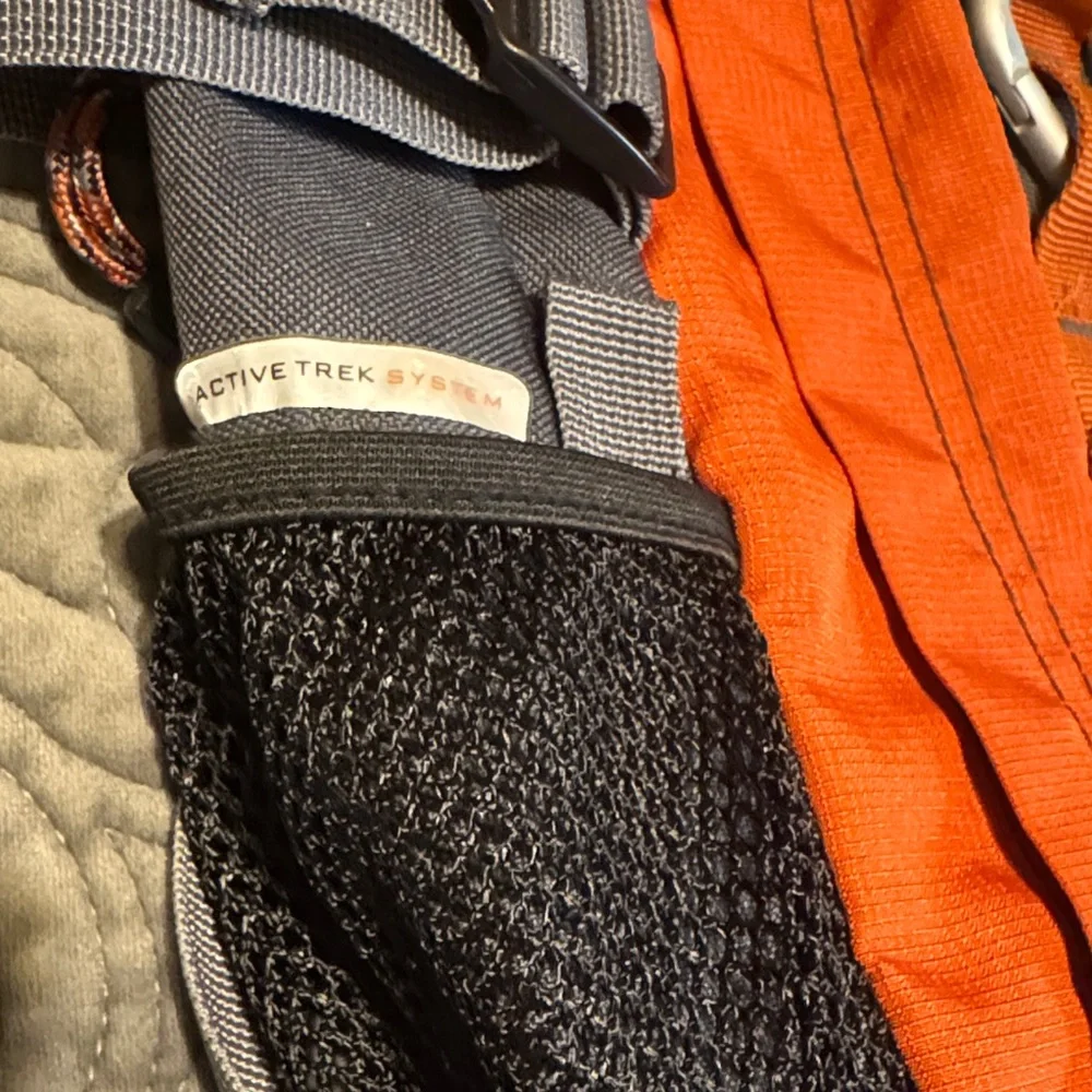 Old Navy Charcoal and Tangerine Backpack
